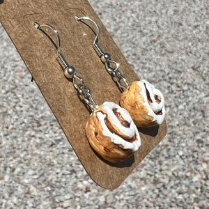 Cinnamon Roll Earrings